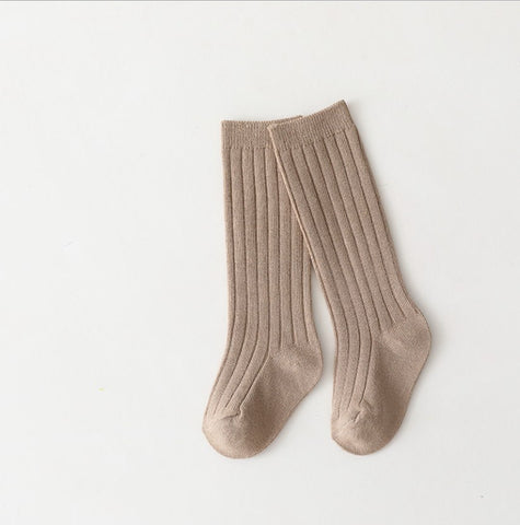 Knee-Highs - Bone  [Small - 6-12 months (3.94 - 4.72 inches)]