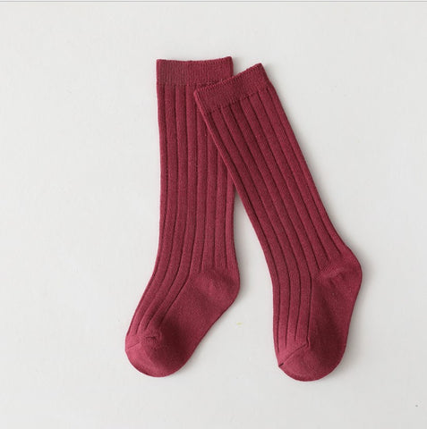 Knee-Highs - Wine [Small - 6-12 months (3.94 - 4.72 inches)]
